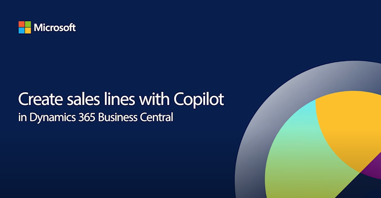 Sales Lines with Copilot